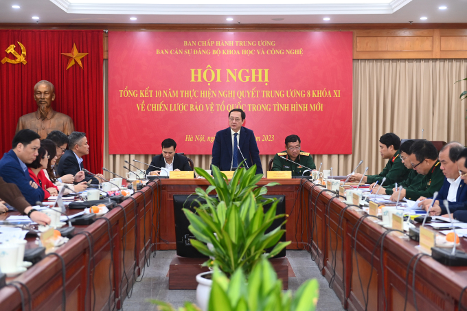 Bộ trưởng Huỳnh Thành Đạt 'Đẩy mạnh phát triển khoa học công nghệ góp phần bảo vệ Tổ quốc'