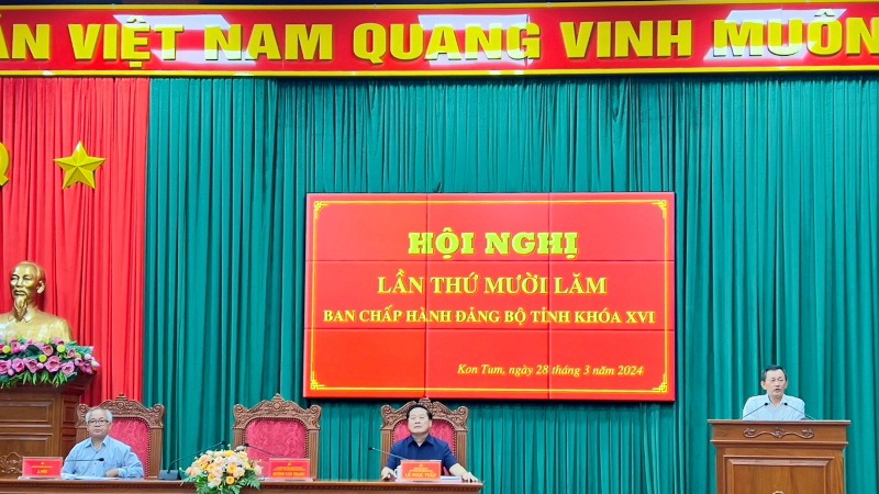 Hội nghị lần thứ 15 Ban Chấp hành Đảng bộ tỉnh Kon Tum