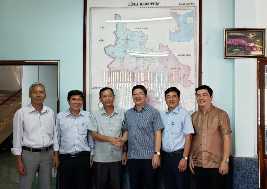 Buổi làm việc và trao đổi thông tin hợp tác giữa Sở Khoa học và Công nghệ tỉnh Kon Tum và Trường Đại học Nông lâm Thành phố Hồ Chí Minh