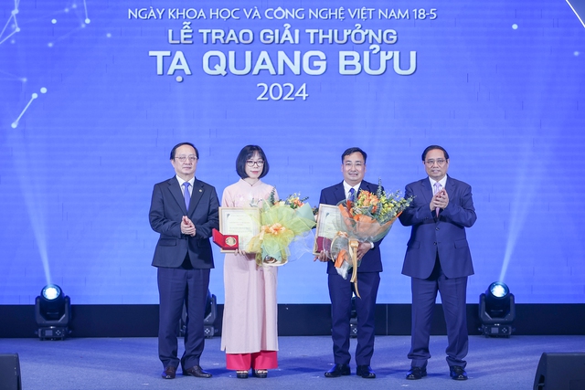 Hai nhà khoa học được trao Giải thưởng Tạ Quang Bửu năm 2024